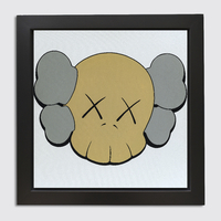 Untitled (Camo Skulls)