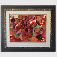 Cavallo e cavaliere appiedato