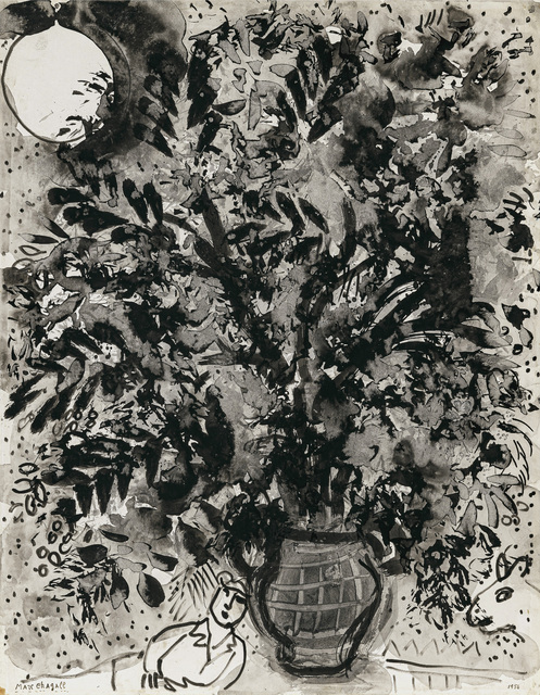 Bouquet au pot ou Le bouquet de feuilles