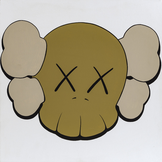 Untitled (Camo Skulls)