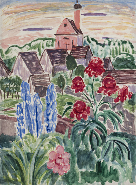 Blühender Garten in Murnau