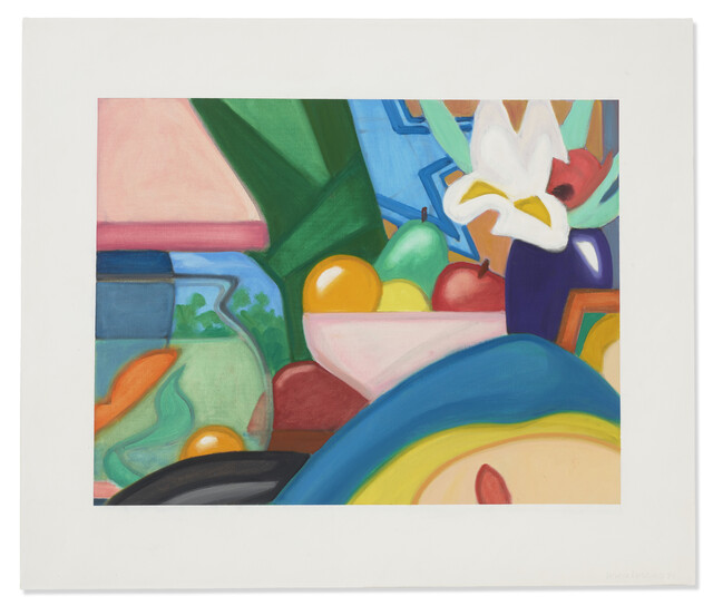 Daytime Still Life with Blonde and Goldfish