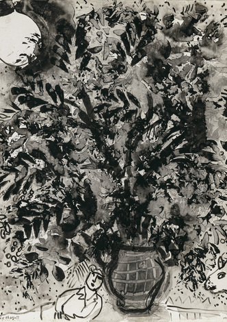 Bouquet au pot ou Le bouquet de feuilles