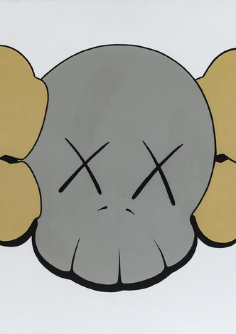 Untitled (Camo Skulls)