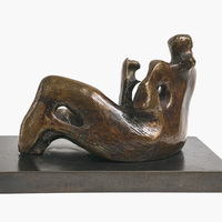 Maquette for Reclining Mother and Child